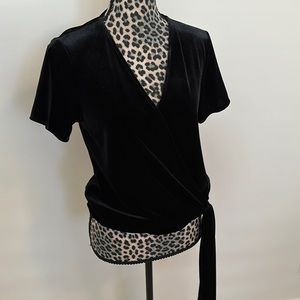 Ann Taylor Black Velvet beautiful top.